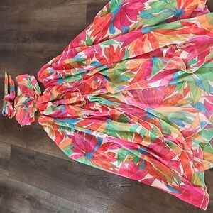 Ronny Kobo Natasha Dress Maxi flowy Floral Small